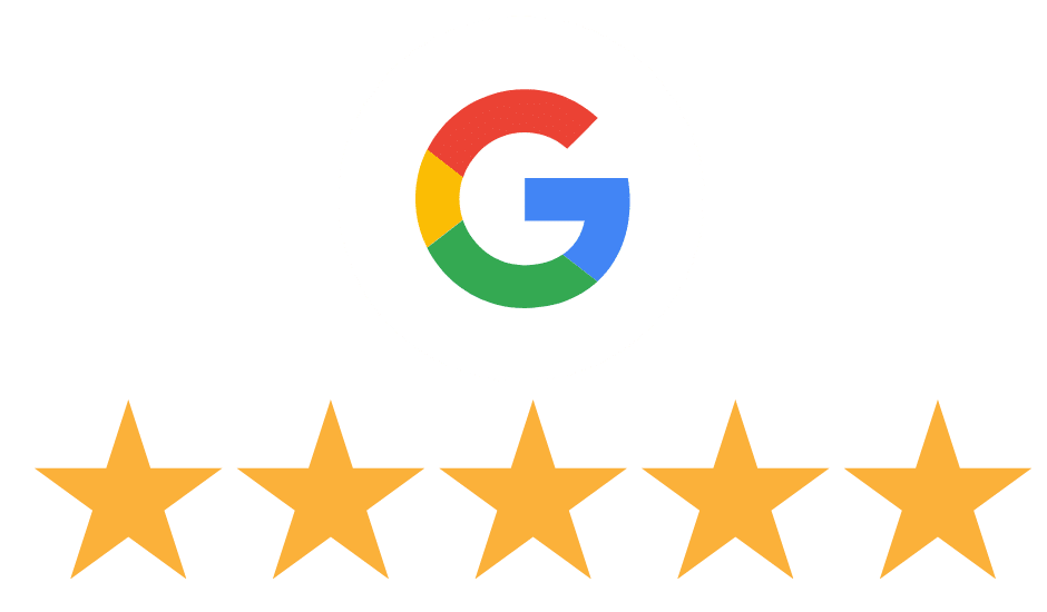 Google logo with 5 stars, representing the 5 star rating for Solar water wind hunter valley